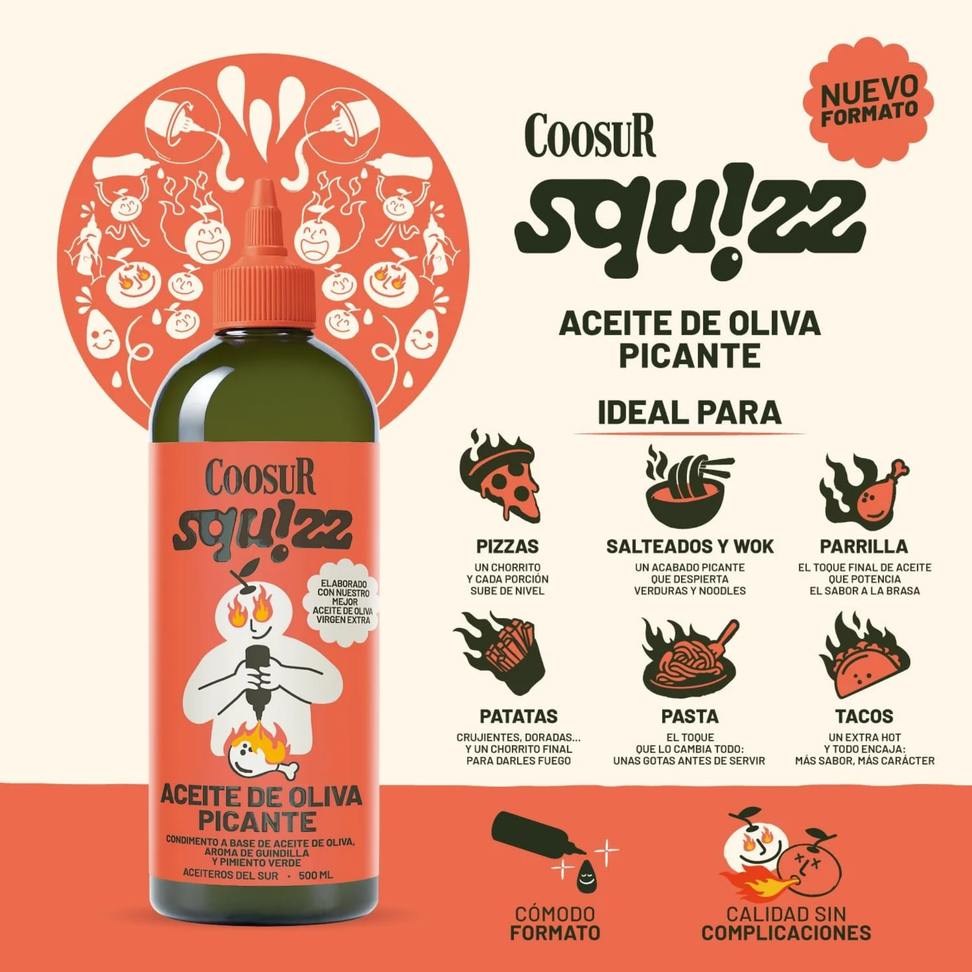 Aceite de Oliva Virgen Extra Coosur Picante 500 ml